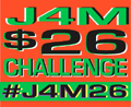 Graphic logo of #J4M26 challenge